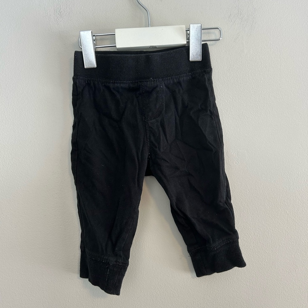 (3/$20) George 3/6m Black joggers pants